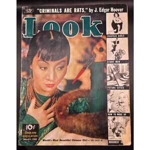 Gorgeous 1938 Look Anna May Wong Magazine Shanghai Express Hollywood Piccadilly